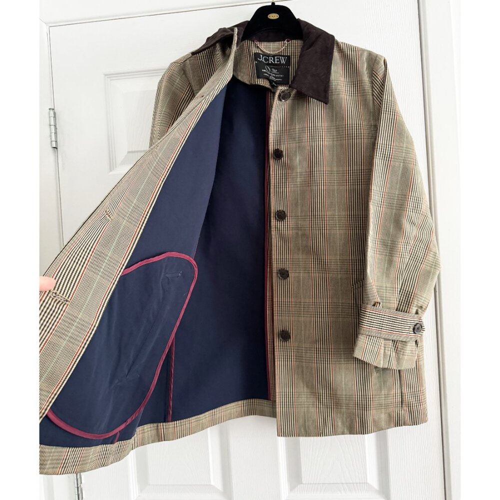 J. Crew Double-faced Cotton "Barn Jacket" in Plaid, size Small - Picture 5 of 11